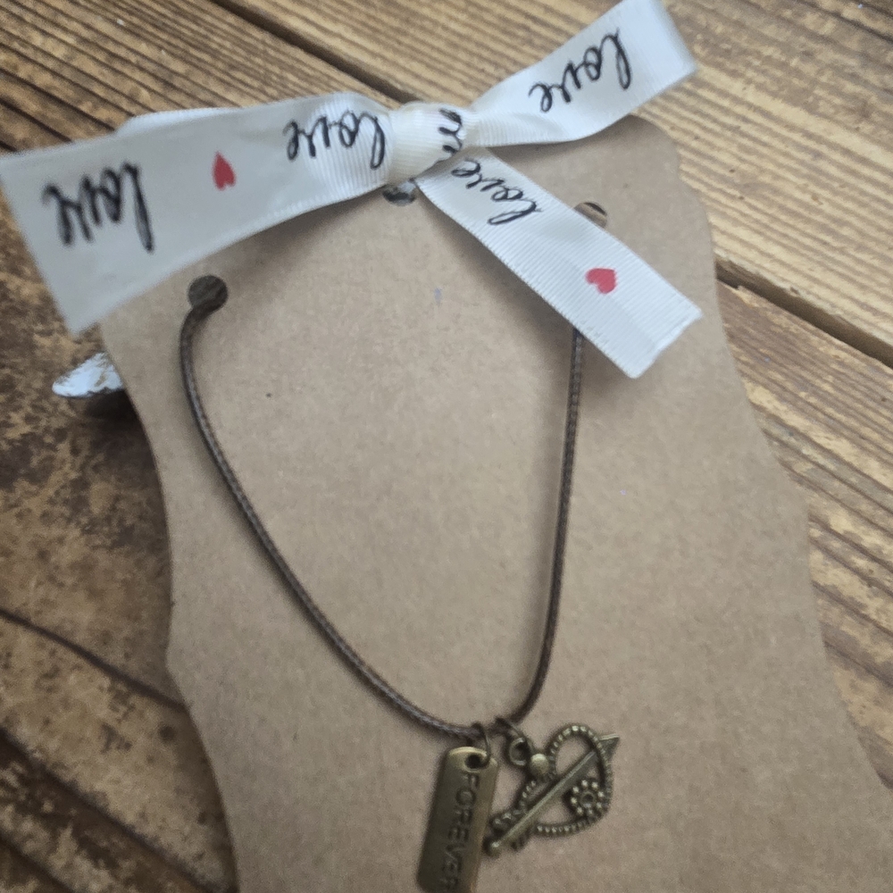 Gold Heart Pendant Necklace